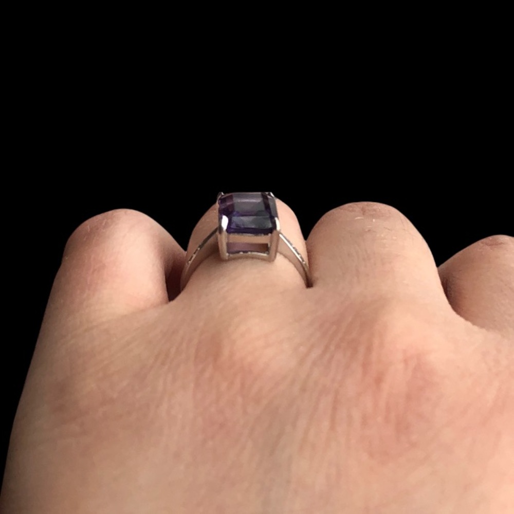 STERLING SILVER AMETHYST - Picture 8 of 12